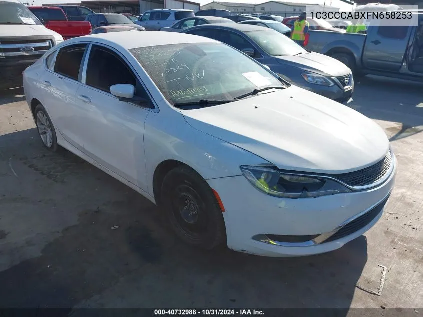 2015 Chrysler 200 Limited VIN: 1C3CCCABXFN658253 Lot: 40732988