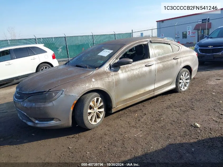 2015 Chrysler 200 C VIN: 1C3CCCCB2FN541246 Lot: 40739796