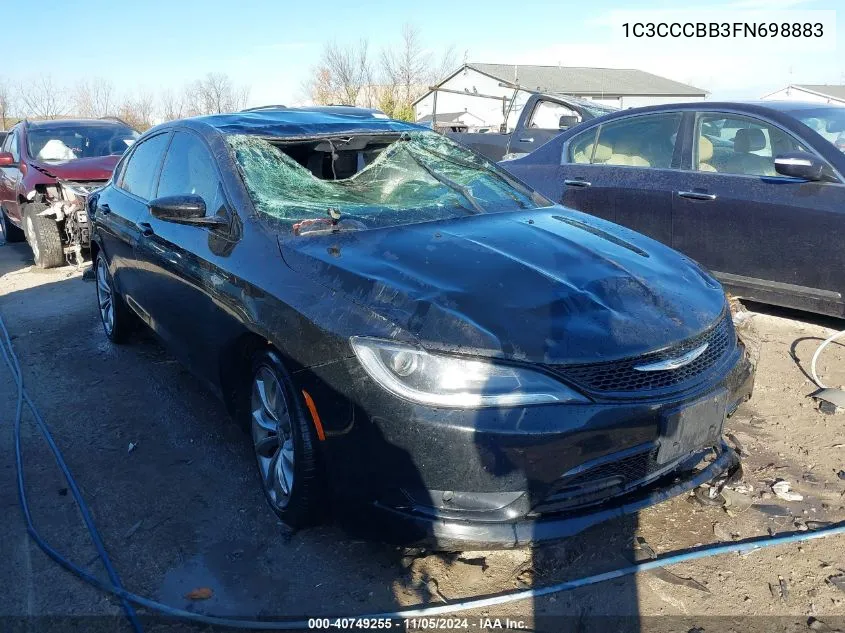 1C3CCCBB3FN698883 2015 Chrysler 200 S