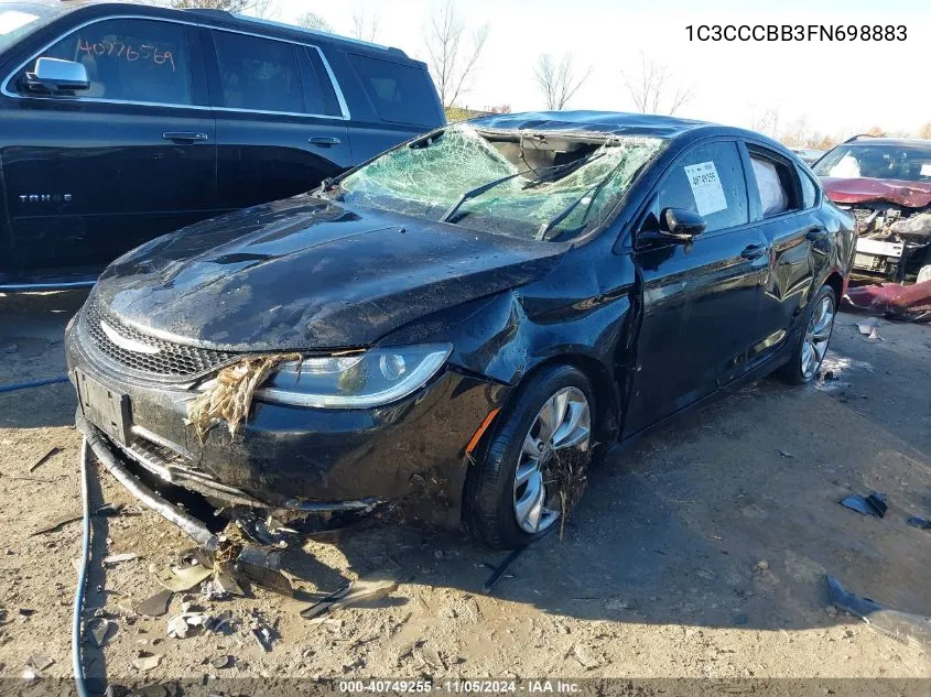 1C3CCCBB3FN698883 2015 Chrysler 200 S