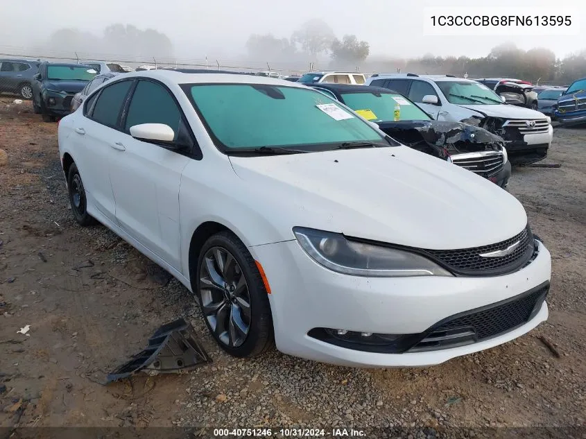 2015 Chrysler 200 S VIN: 1C3CCCBG8FN613595 Lot: 40751246