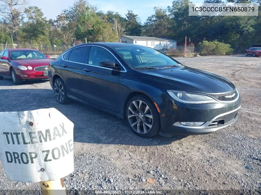 1C3CCCCB5FN650879 2015 Chrysler 200 C