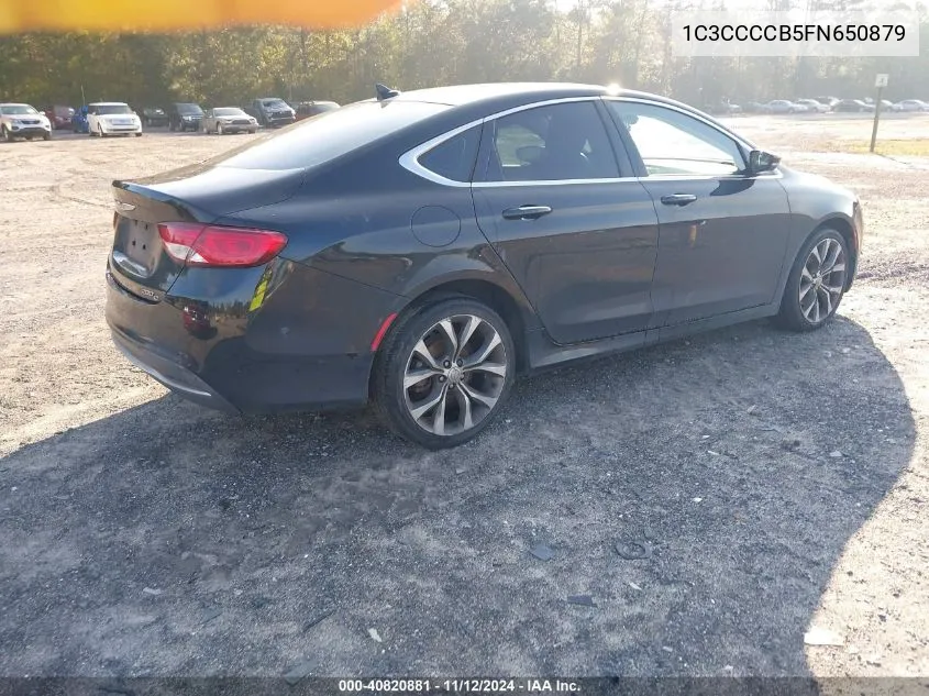 1C3CCCCB5FN650879 2015 Chrysler 200 C