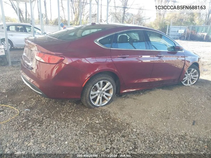 1C3CCCAB5FN688163 2015 Chrysler 200 Limited