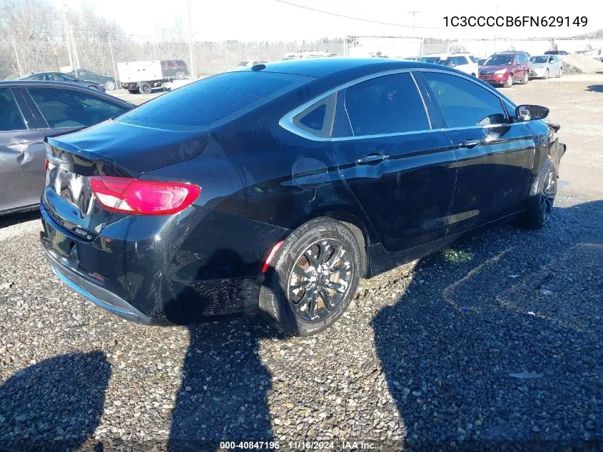 2015 Chrysler 200 C VIN: 1C3CCCCB6FN629149 Lot: 40847195