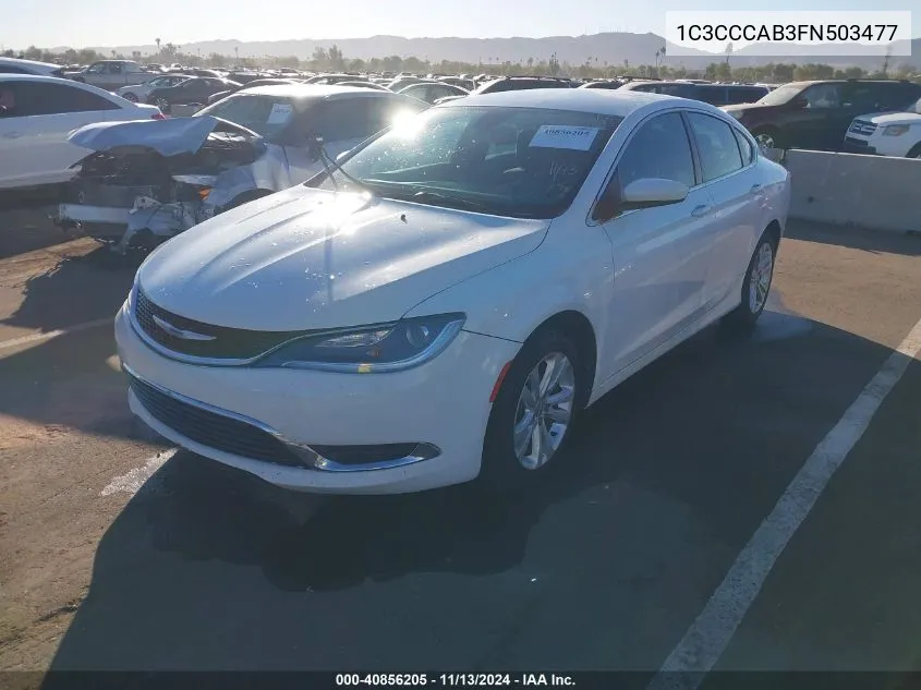 1C3CCCAB3FN503477 2015 Chrysler 200 Limited