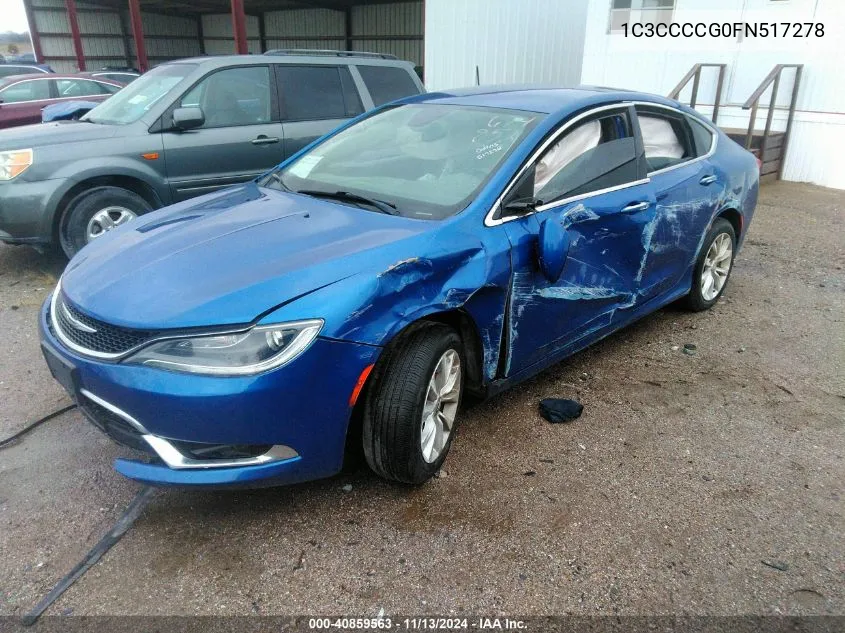 1C3CCCCG0FN517278 2015 Chrysler 200 C