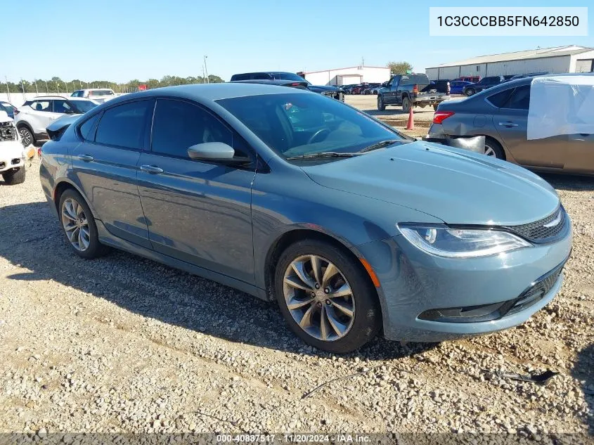 2015 Chrysler 200 S VIN: 1C3CCCBB5FN642850 Lot: 40887517