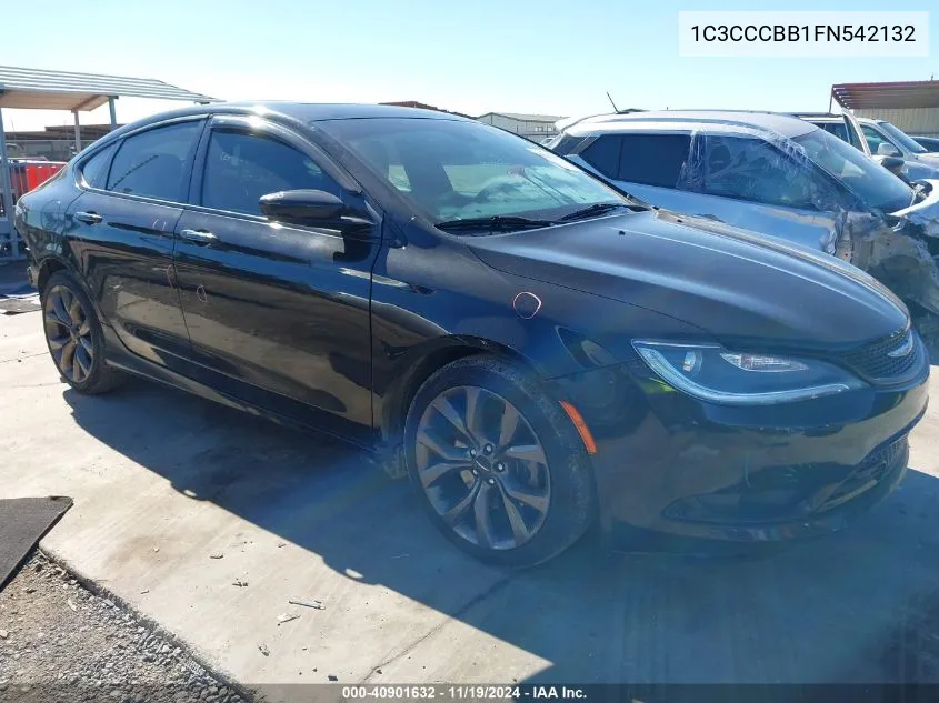 2015 Chrysler 200 S VIN: 1C3CCCBB1FN542132 Lot: 40901632