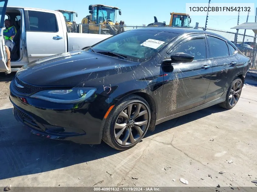 2015 Chrysler 200 S VIN: 1C3CCCBB1FN542132 Lot: 40901632