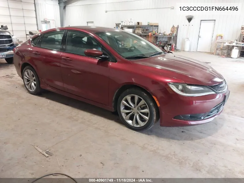 2015 Chrysler 200 S VIN: 1C3CCCDG1FN664496 Lot: 40901749