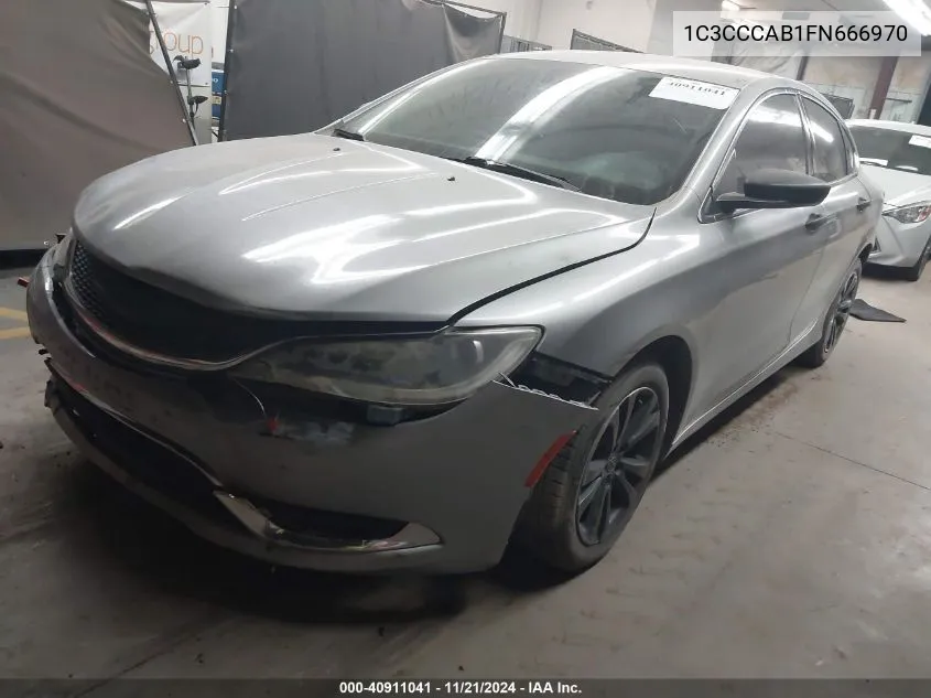 2015 Chrysler 200 Limited VIN: 1C3CCCAB1FN666970 Lot: 40911041