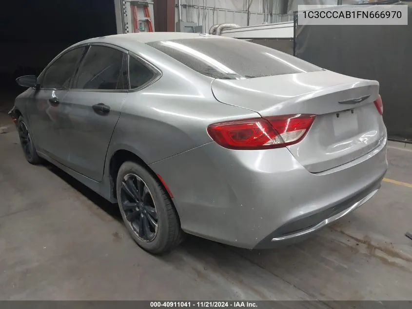 2015 Chrysler 200 Limited VIN: 1C3CCCAB1FN666970 Lot: 40911041