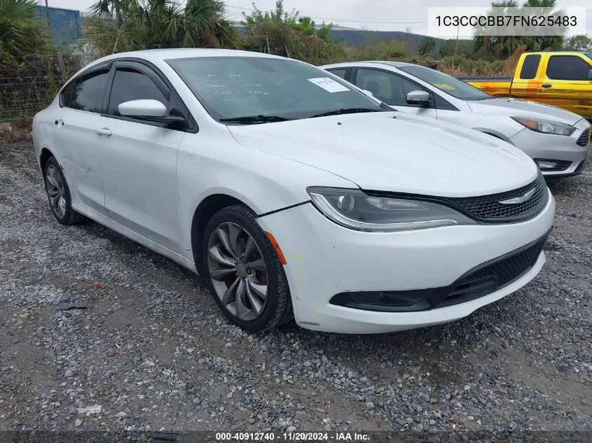 2015 Chrysler 200 S VIN: 1C3CCCBB7FN625483 Lot: 40912740