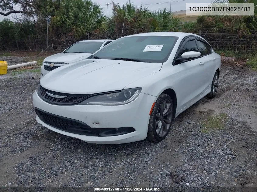 2015 Chrysler 200 S VIN: 1C3CCCBB7FN625483 Lot: 40912740