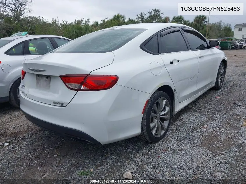 2015 Chrysler 200 S VIN: 1C3CCCBB7FN625483 Lot: 40912740