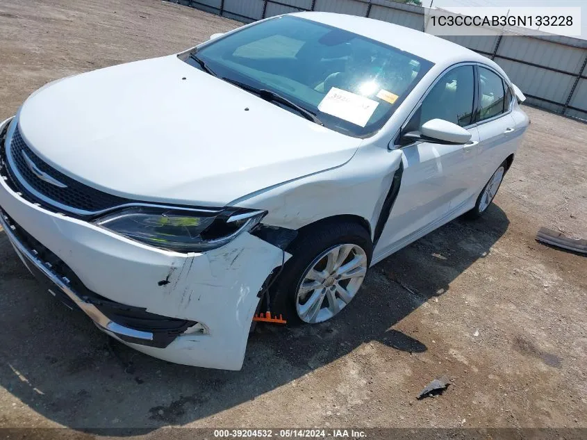 1C3CCCAB3GN133228 2016 Chrysler 200 Limited