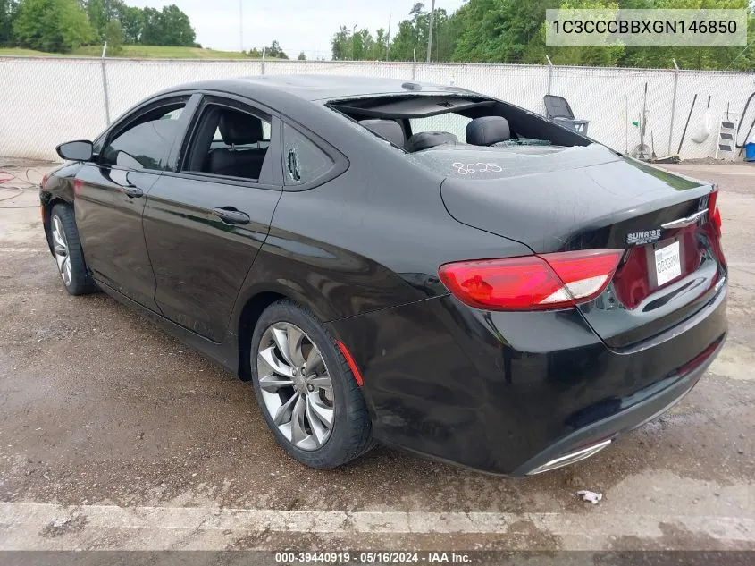 1C3CCCBBXGN146850 2016 Chrysler 200 S