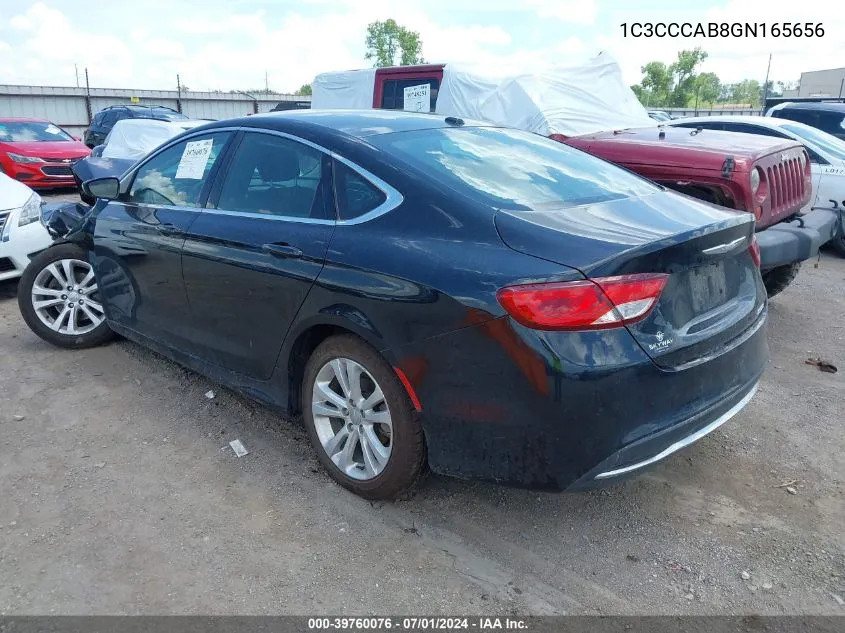 1C3CCCAB8GN165656 2016 Chrysler 200 Limited