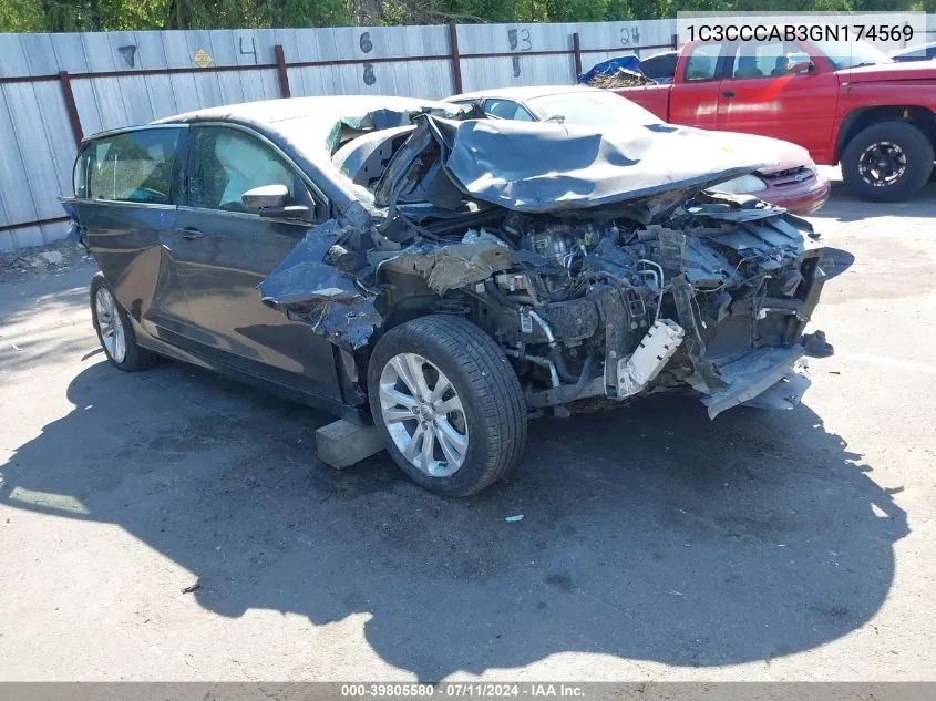 2016 Chrysler 200 Limited VIN: 1C3CCCAB3GN174569 Lot: 39805580