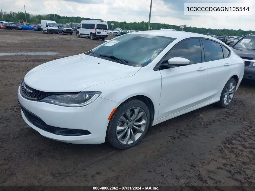 2016 Chrysler 200 S VIN: 1C3CCCDG6GN105544 Lot: 40002862