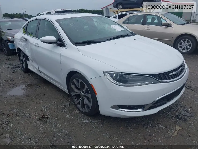 1C3CCCCGXGN187327 2016 Chrysler 200 C