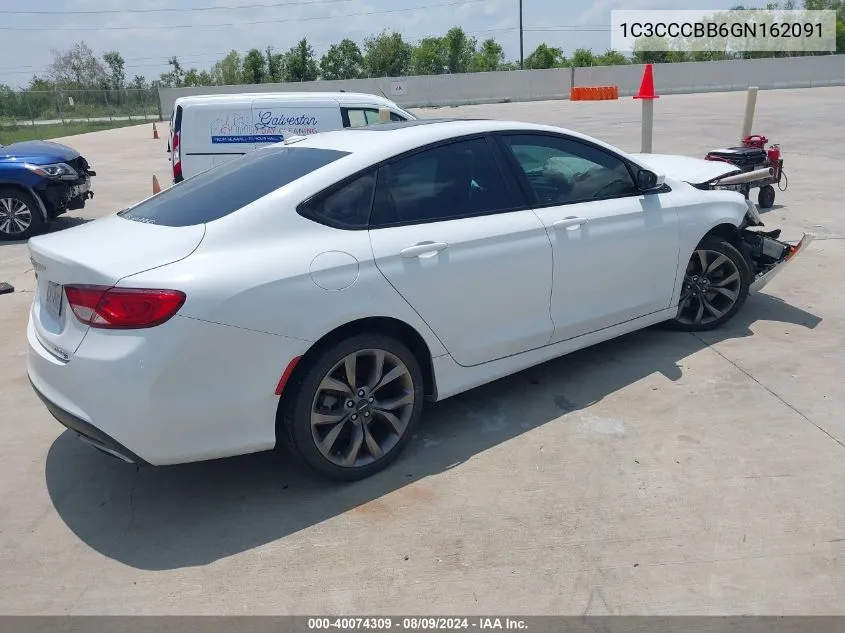 1C3CCCBB6GN162091 2016 Chrysler 200 S