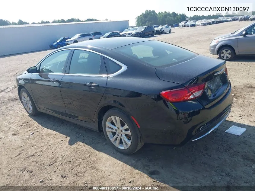 1C3CCCABXGN130097 2016 Chrysler 200 Limited