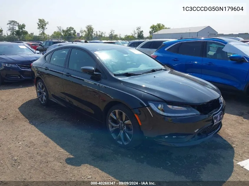 2016 Chrysler 200 S VIN: 1C3CCCDG5GN179604 Lot: 40268347