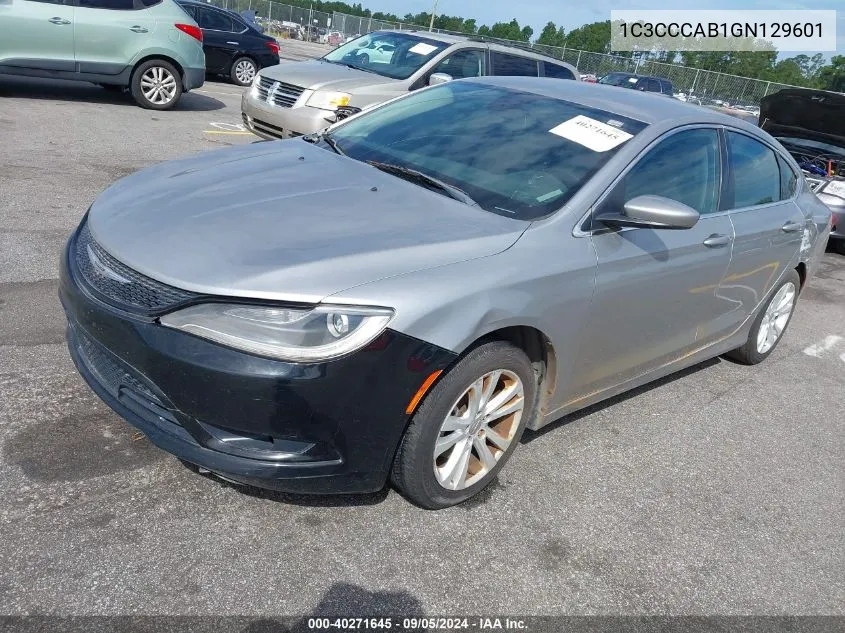 2016 Chrysler 200 Limited VIN: 1C3CCCAB1GN129601 Lot: 40271645