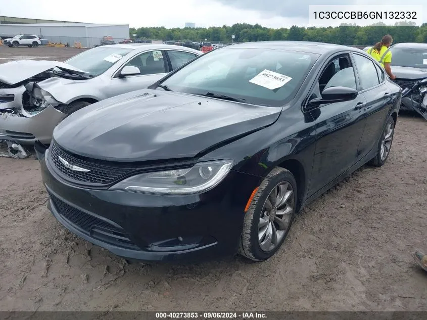 1C3CCCBB6GN132332 2016 Chrysler 200 S