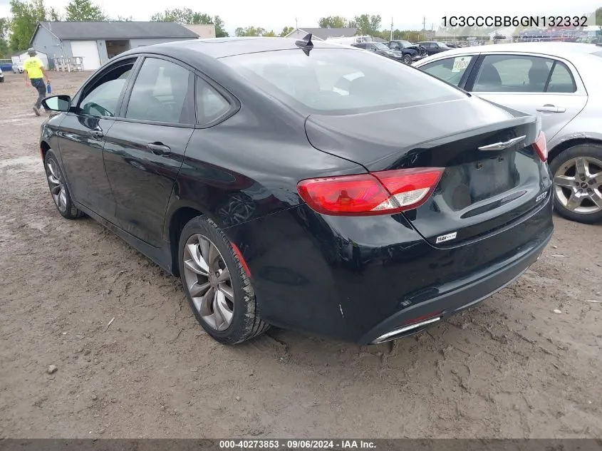 1C3CCCBB6GN132332 2016 Chrysler 200 S