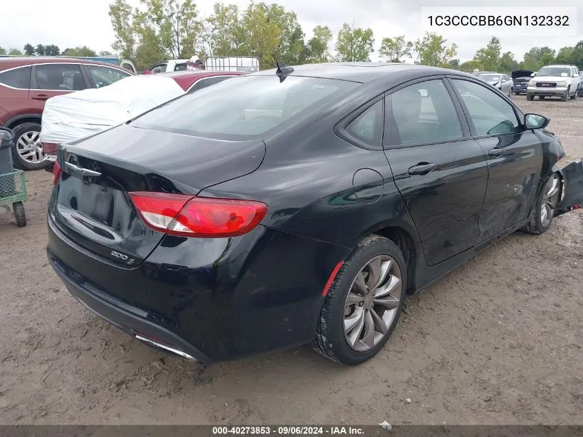 1C3CCCBB6GN132332 2016 Chrysler 200 S