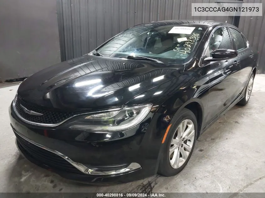 2016 Chrysler 200 Limited VIN: 1C3CCCAG4GN121973 Lot: 40298816