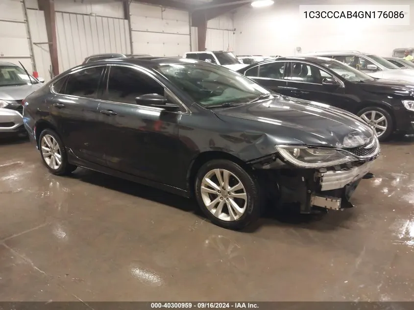 2016 Chrysler 200 Limited VIN: 1C3CCCAB4GN176086 Lot: 40300959