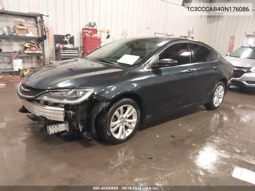 1C3CCCAB4GN176086 2016 Chrysler 200 Limited