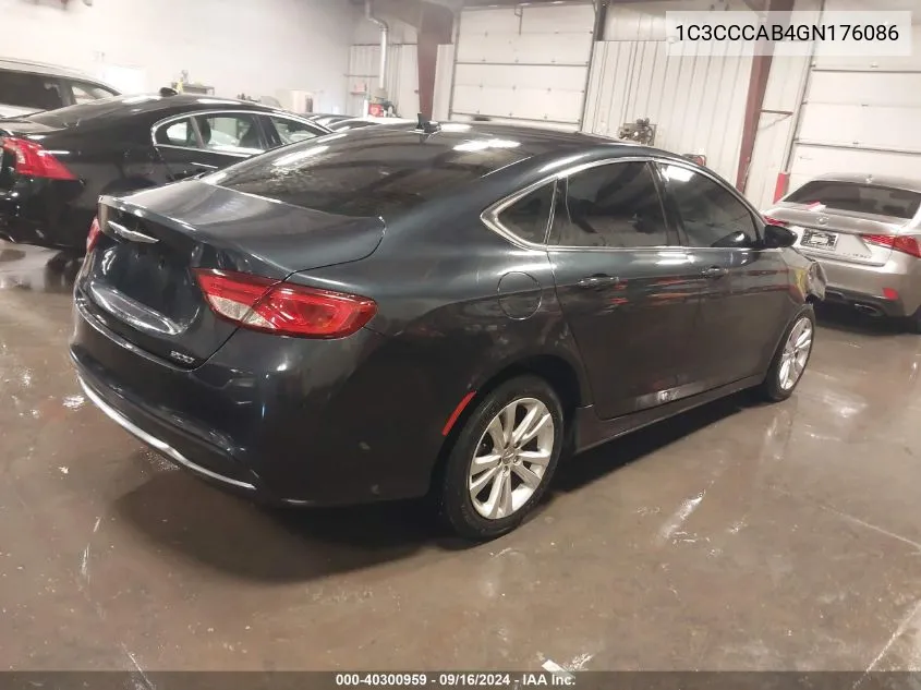 2016 Chrysler 200 Limited VIN: 1C3CCCAB4GN176086 Lot: 40300959