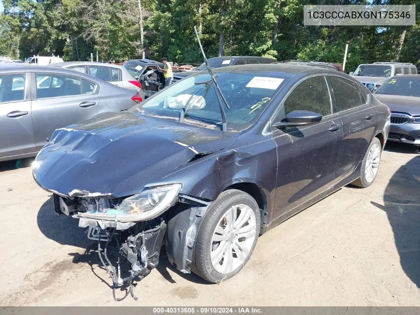 2016 Chrysler 200 Limited VIN: 1C3CCCABXGN175346 Lot: 40313605