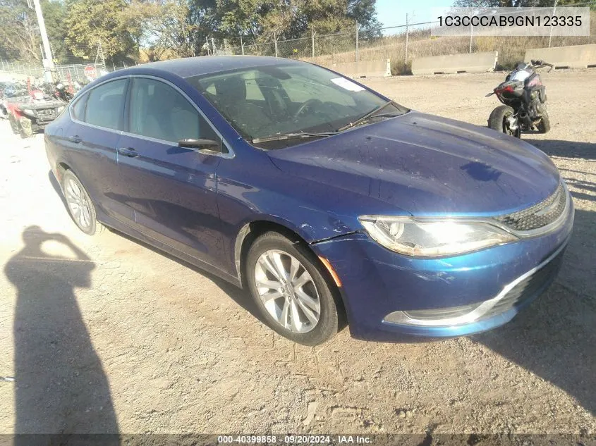 1C3CCCAB9GN123335 2016 Chrysler 200 Limited