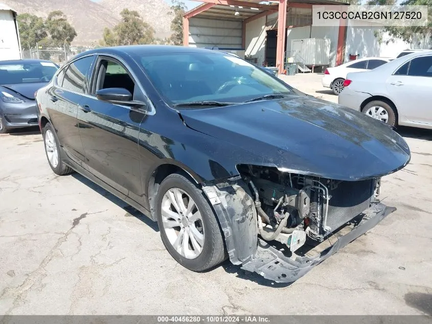 2016 Chrysler 200 Limited VIN: 1C3CCCAB2GN127520 Lot: 40456280