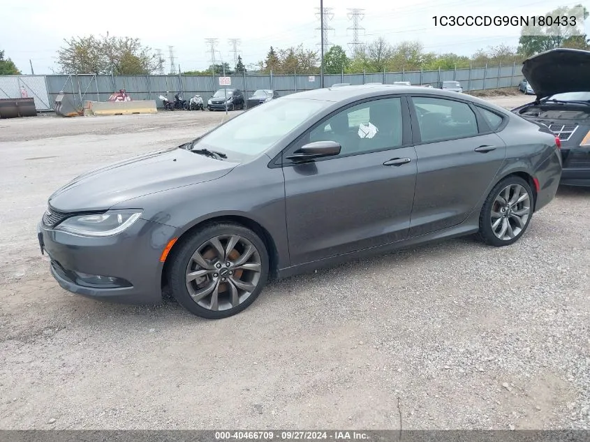 1C3CCCDG9GN180433 2016 Chrysler 200 S