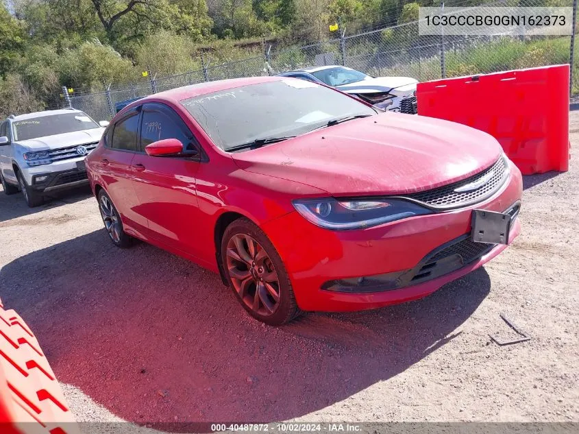 2016 Chrysler 200 S VIN: 1C3CCCBG0GN162373 Lot: 40487872