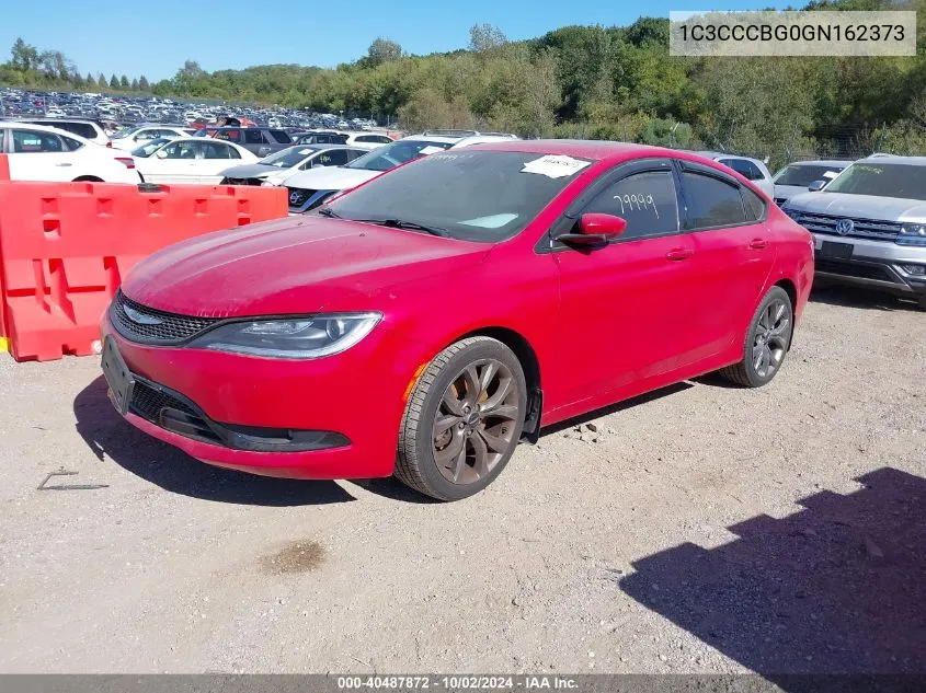 2016 Chrysler 200 S VIN: 1C3CCCBG0GN162373 Lot: 40487872