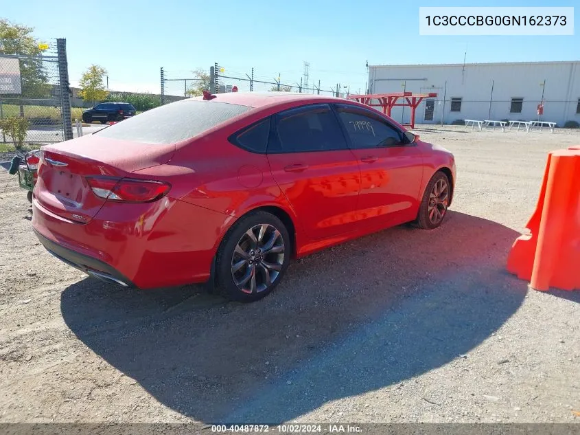 2016 Chrysler 200 S VIN: 1C3CCCBG0GN162373 Lot: 40487872