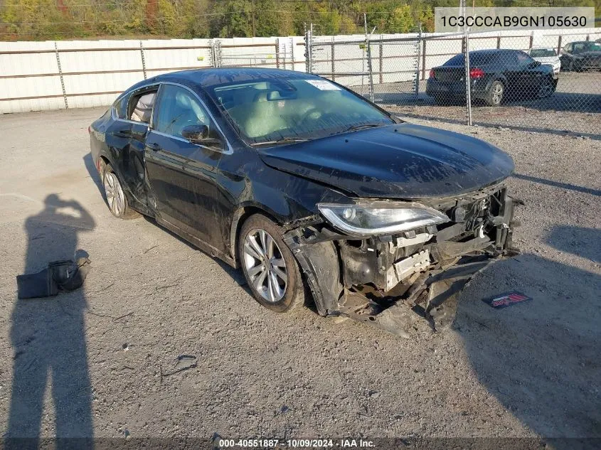 2016 Chrysler 200 Limited VIN: 1C3CCCAB9GN105630 Lot: 40551887