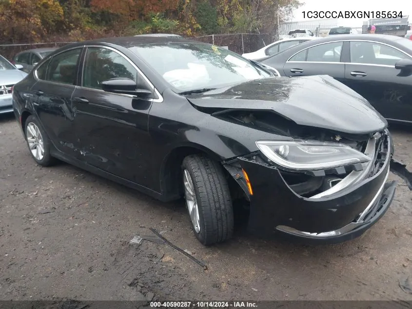 2016 Chrysler 200 Limited VIN: 1C3CCCABXGN185634 Lot: 40590287