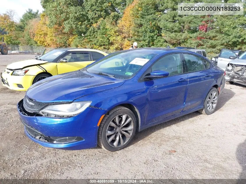 2016 Chrysler 200 S VIN: 1C3CCCDG0GN183253 Lot: 40591059