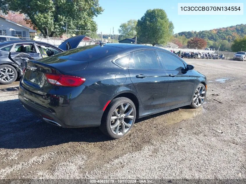 2016 Chrysler 200 S VIN: 1C3CCCBG7GN134554 Lot: 40625779