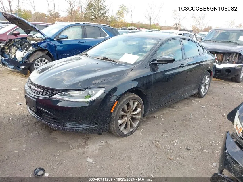 2016 Chrysler 200 S VIN: 1C3CCCBB6GN105082 Lot: 40711287