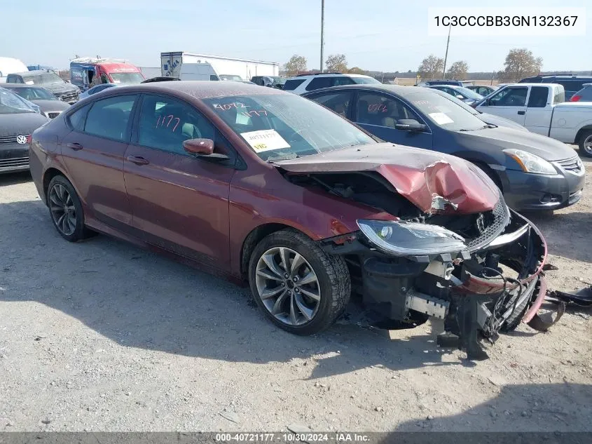 2016 Chrysler 200 S VIN: 1C3CCCBB3GN132367 Lot: 40721177